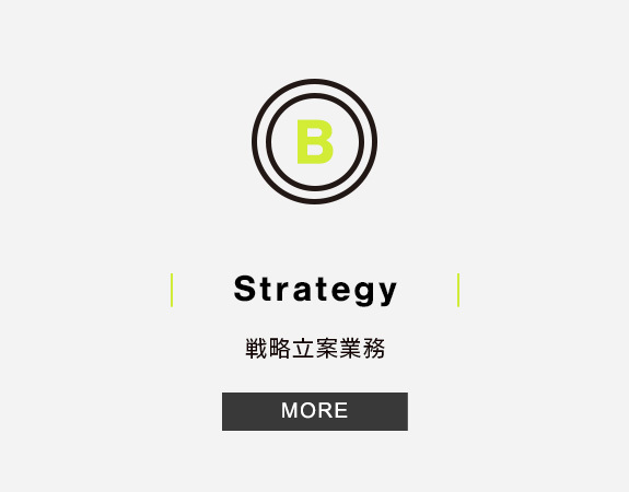 バナー：Strategy／戦略立案業務